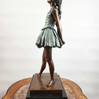 Бронзова пластика "Малката балерина" (Дега), снимка 6 - Статуетки - 44988512