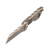 Сгъваем титаниев нож Dulotec K906 - сив, снимка 4 - Ножове - 45007911