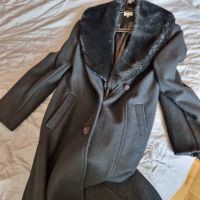Зимно дамско палто черно, снимка 3 - Палта, манта - 45093642