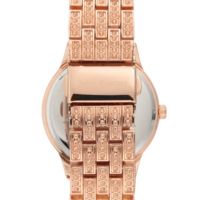 Juicy Couture - Овален часовник с кристали, Rose Gold, снимка 3 - Дамски - 45323778