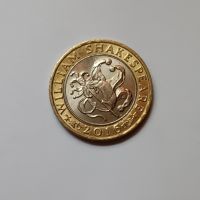 2 паунда 2016 Великобритания Юбилейна монета Уилям Шекспир Комедия  2 паунда Великобритания Монета , снимка 4 - Нумизматика и бонистика - 45439159