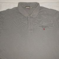 Napapijri Elbas тениска с яка и лого (XL) мъжка, снимка 3 - Тениски - 45521591