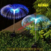 Соларна лампа медуза със 7 цвята - КОД 4158, снимка 5 - Соларни лампи - 45510475