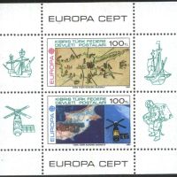 Чист блок Европа СЕПТ 1983 от Турски Кипър, снимка 1 - Филателия - 45490721