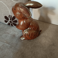 Керамичен заек, снимка 2 - Градински мебели, декорация  - 45046462