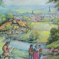 Порцеланова чиния Бавария, Bavaria, колекция Четири сезона , снимка 2 - Колекции - 45386012