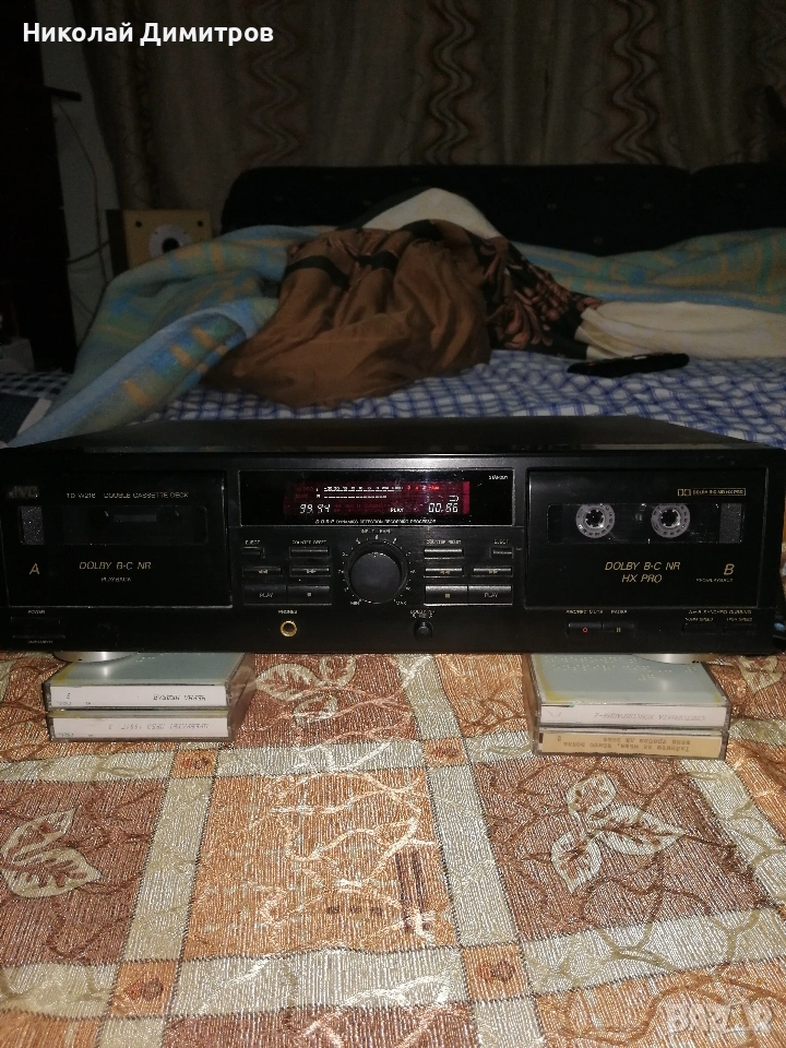 JVC TD-W216 ДВУКАСЕТАЧЕН ДЕК ВНОС ОТ ШВЕЙЦАРИЯ , снимка 1