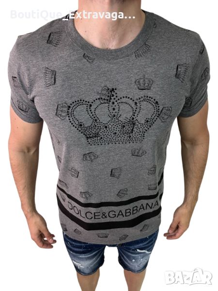 Мъжка тениска Dolce & Gabbana the Crown !!!, снимка 1