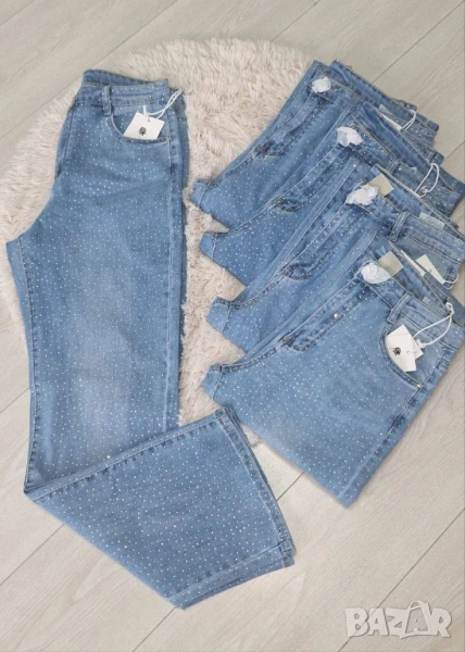 дънки с камъни , снимка 1