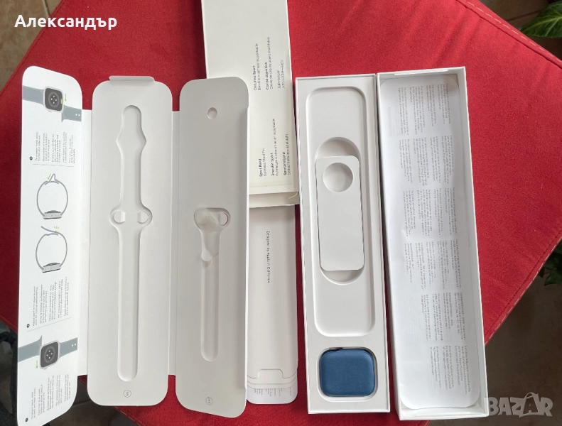 Празна кутия Apple Watch Series 7 – 45мм, син, снимка 1