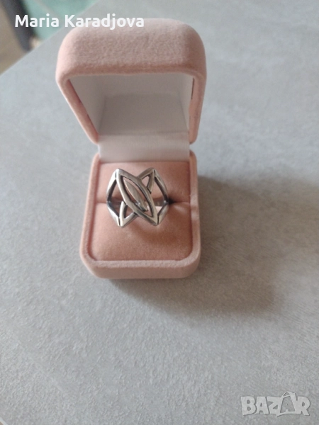 Дамски сребърен пръстен, снимка 1