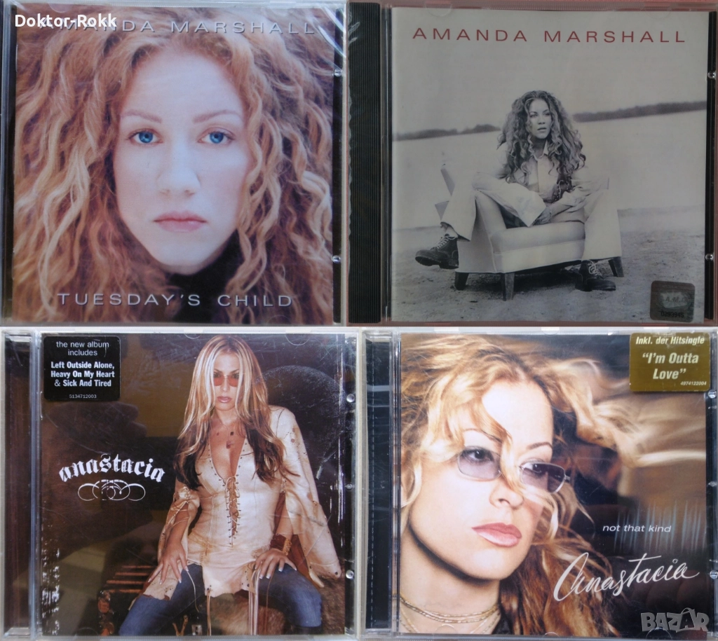 Anastacia +  Amanda Marshall – CD - оригинални дискове, снимка 1