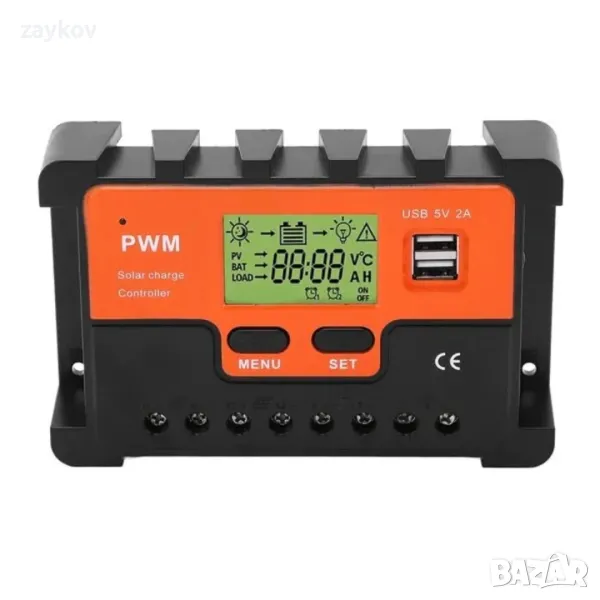 Соларен контролер за зареждане PWM 12V30A, снимка 1