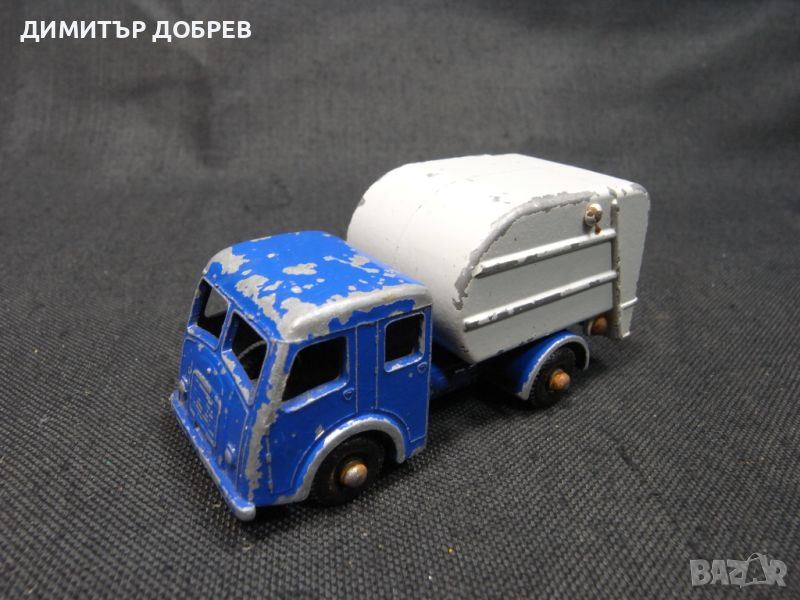 СТАРА РЕТРО МЕТАЛНА КОЛИЧКА LESNEY MATCHBOX ENGLAND TIPPAX REFUSE COLLECTOR, снимка 1