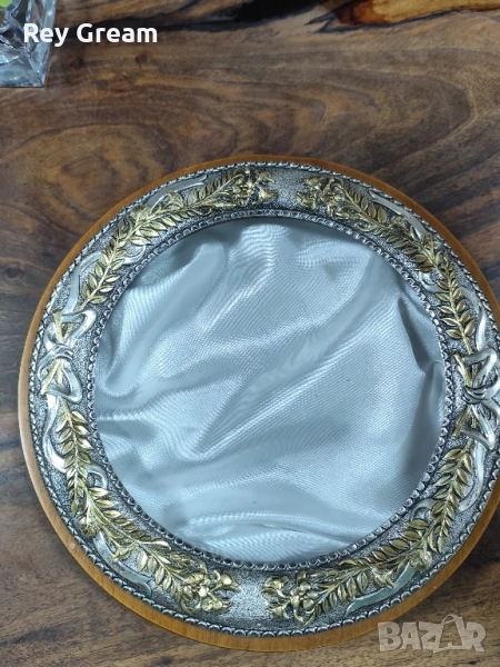 Сватбена кутия за пръстени 950 silver, снимка 1