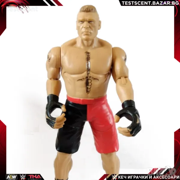 Екшън фигура WWE Brock Lesnar Брок Леснар Super Striker играчка WWE MMA UFC, снимка 1