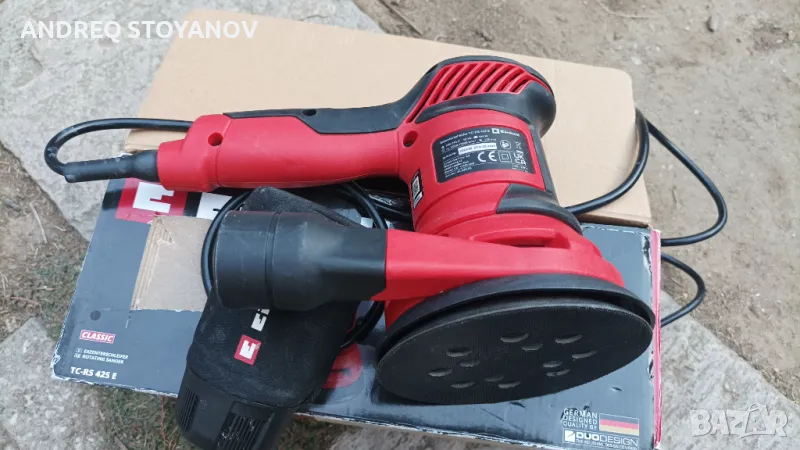 Продавам нов ексцентършлаф Einhell 450w 125mm, снимка 1