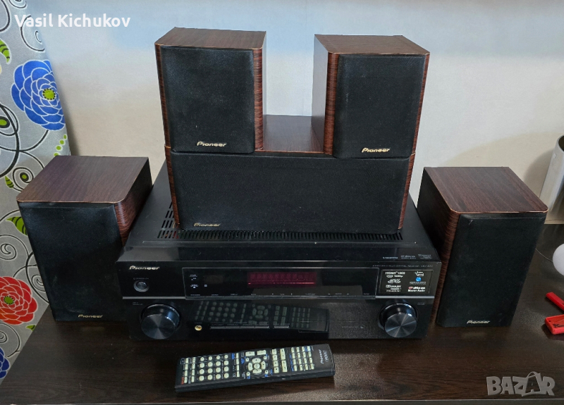 Ресивер Pioneer VSX-520 и Колонки, снимка 1