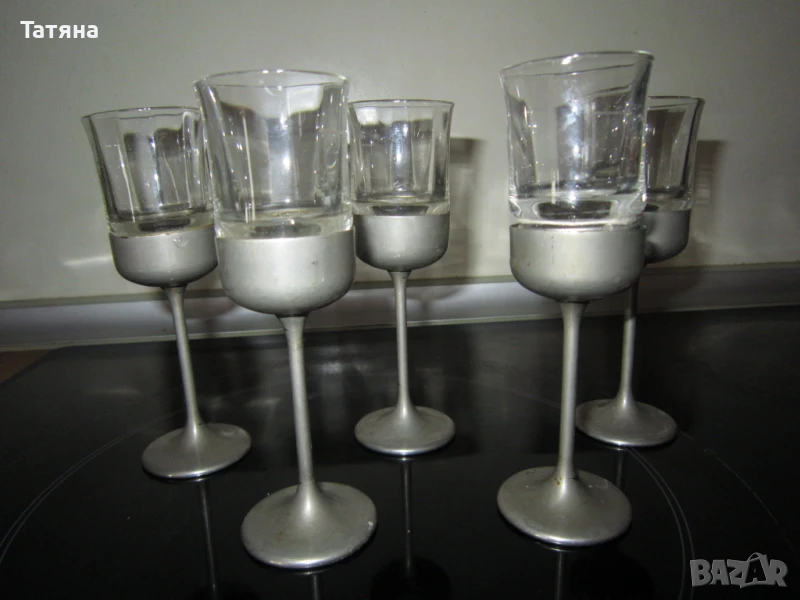 старинни немски чаши  /ZINK /  и  други ;Сервиз   -БАВАРИЯ ;кафе и чай-старинен, снимка 1