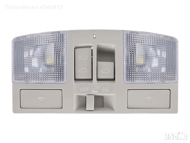 Плафон (LED) с бутон за ел.шибедах (люк) Mazda 3 BL (2009-2013), снимка 1