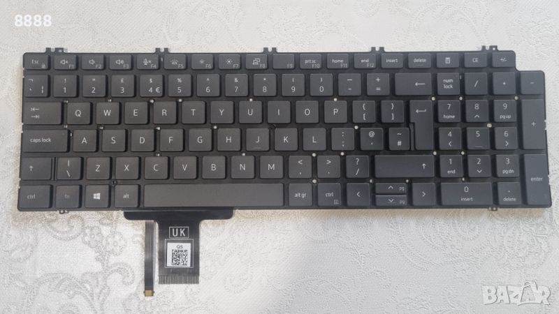 UK клавиатура с подстветка за Dell Precision , снимка 1