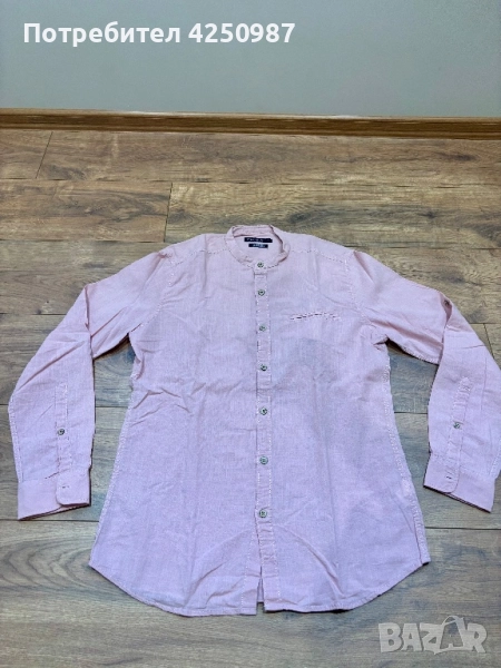Мъжка ленена риза, снимка 1