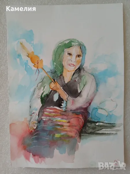 Картина: Българска баба, снимка 1