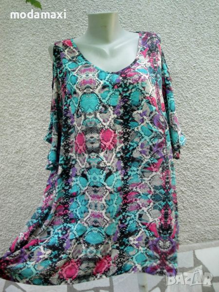 4XL Нова  туника  Alexia с голи рамене, снимка 1