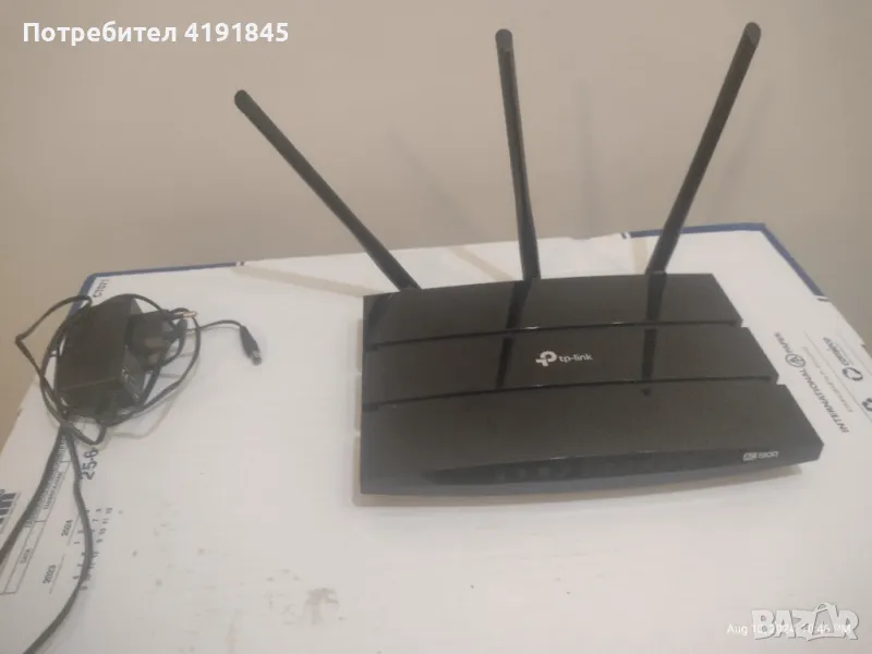 WiFi рутер TP-Link Ancher A9 AC1900 MU-MIMO, снимка 1