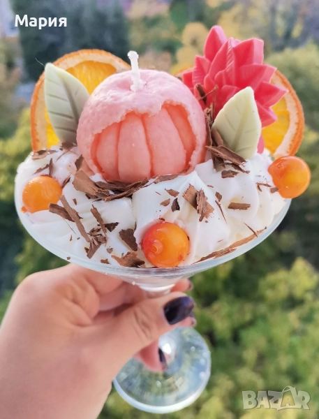 Коледни чаши Свещи , снимка 1