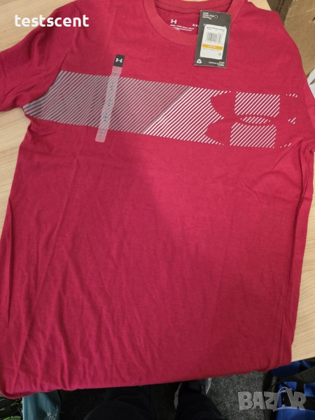 Оригинална мъжка тениска Under Armour S Small ЧЕРВЕНА red authentic original, снимка 1