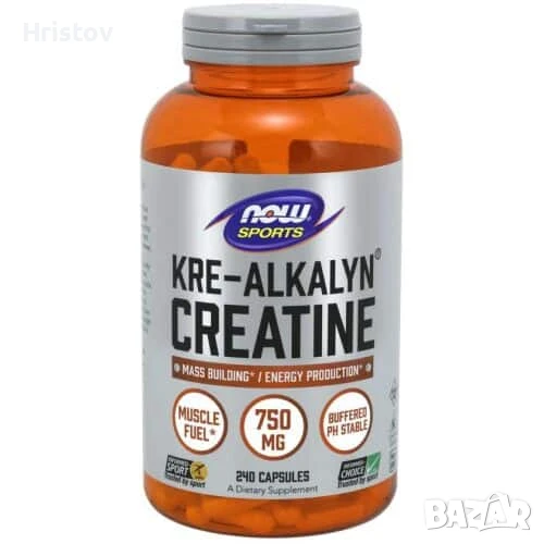Буферен креатин Кре-Алкалин 750  мг 120 капсули, снимка 1