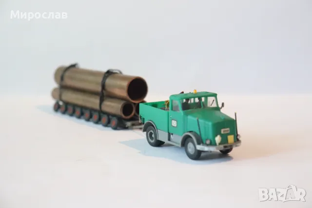 H0 1/87 KIBRI  KAELBLE TEЖКОТОВАРЕН ПРЕВОЗ РЕМАРКЕ МОДЕЛ КОЛИЧКА, снимка 8 - Колекции - 50362852