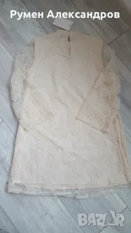 Чисто нова светло бежева дантелена рокля YASCornelia Gardenia р-р M, снимка 15 - Рокли - 50332935