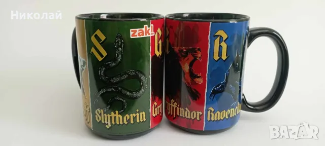 Чаша Хари Потър за кафе или чай Gryffindor Slytherin Hufflepuff Ravenclaw harry potter, снимка 6 - Чаши - 47172648