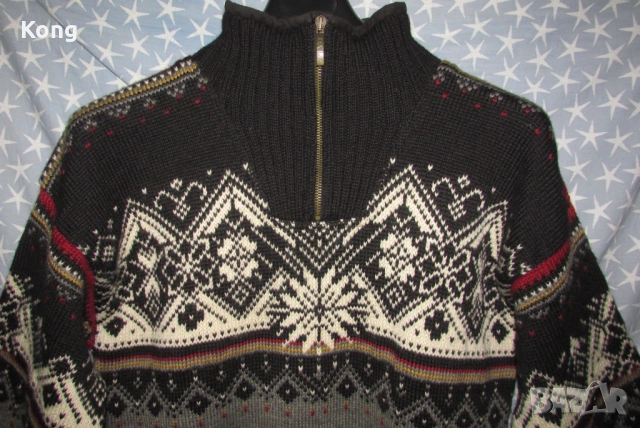 Мъжка горница фланела Dale of Norway Sport агнешка вълна Ауди пуловер Audi Cup