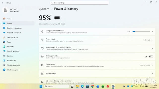 Лаптоп Dell Inspiron 13 инча |Touchscreen 2 in 1 |Intel i3 6100U 2x2.30 Ghz|8GB RAM|240GB SSD|Win 11, снимка 9 - Лаптопи за дома - 53904486