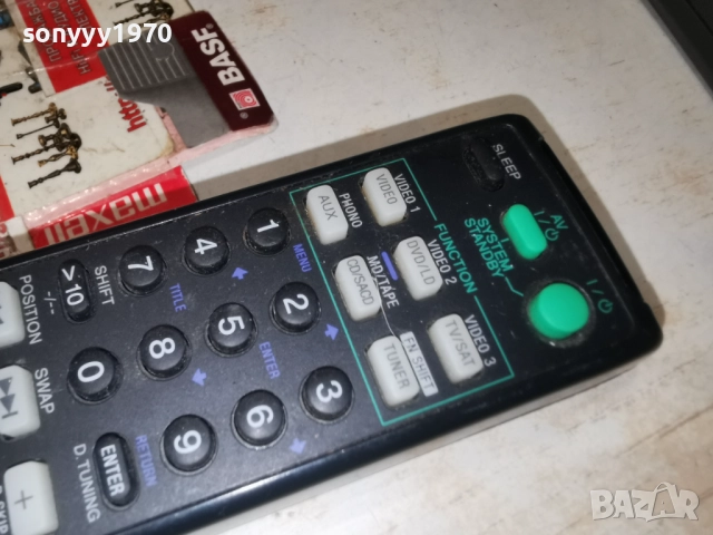 SONY RM-U305 AUDIO REMOTE-ВНОС SWISS 2212251820, снимка 17 - Ресийвъри, усилватели, смесителни пултове - 52877164