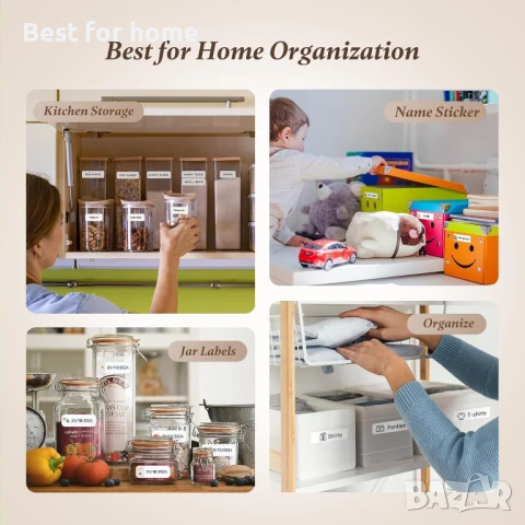 Принттер за етикети D110 с Bluetooth и термо етикетиране с лента, снимка 2 - Друга електроника - 51158673