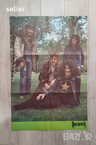 Nazareth  ‎– Exercises Немско издание 1972г - GATEFOLD Състояние на винила:визуално е VG++,според ме, снимка 4 - Грамофонни плочи - 48371323