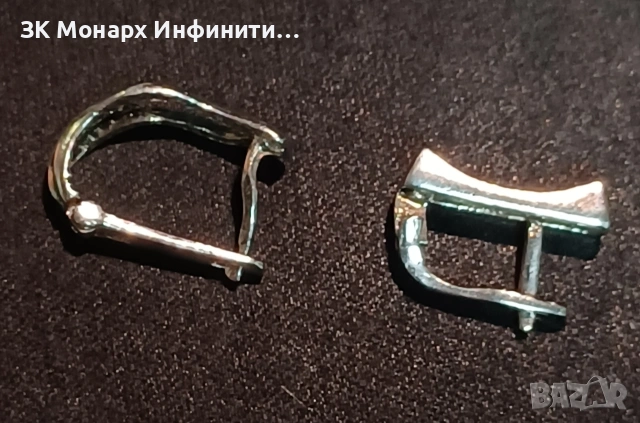 Сребърни обеци, снимка 3 - Обеци - 49395867