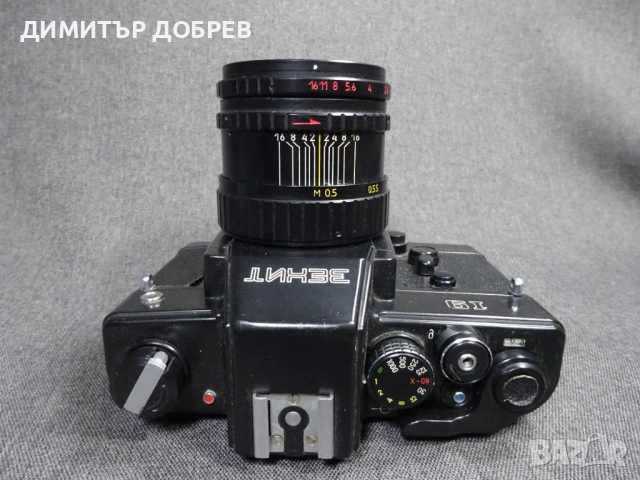 СТАР РЕТРО СОЦ СССР РЕТРО SLR ФОТОАПАРАТ ZENIT-19 + ОБЕКТИВ HELIOS 44-3 M42, снимка 7 - Фотоапарати - 53947459