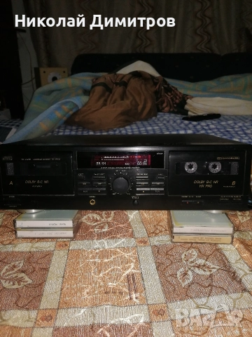 JVC TD-W216 ДВУКАСЕТАЧЕН ДЕК ВНОС ОТ ШВЕЙЦАРИЯ 