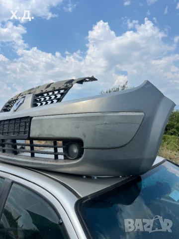 Предна броня Рено Меган/Сценик 2004г, снимка 2 - Части - 51056157