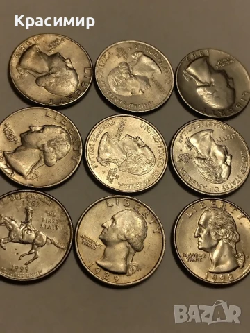 QUARTER DOLLAR 1965-2015 .