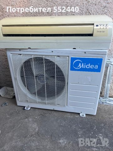 Климатик Midea 12 inverter, снимка 1 - Климатици - 46217492