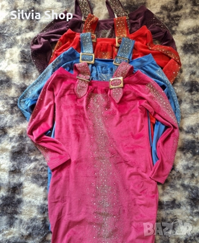 Дамски плюшени  роклички, снимка 9 - Рокли - 50450506