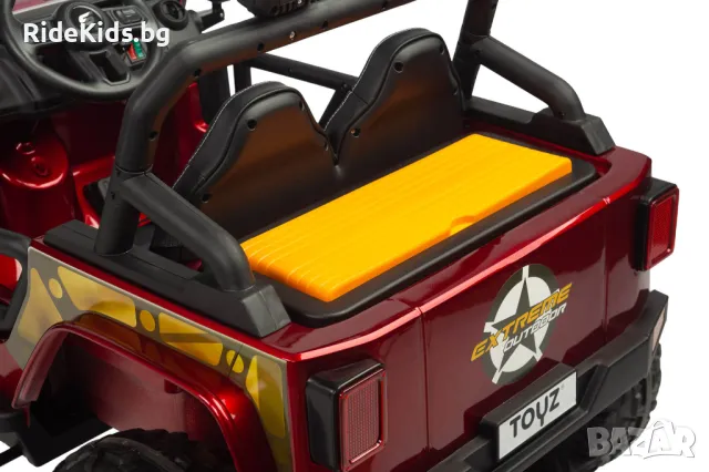 Офроуд акумулаторен автомобил RINGO – 4x4, до 100 кг, с дистанционно и LED, Червен, снимка 17 - Детски велосипеди, триколки и коли - 49971598