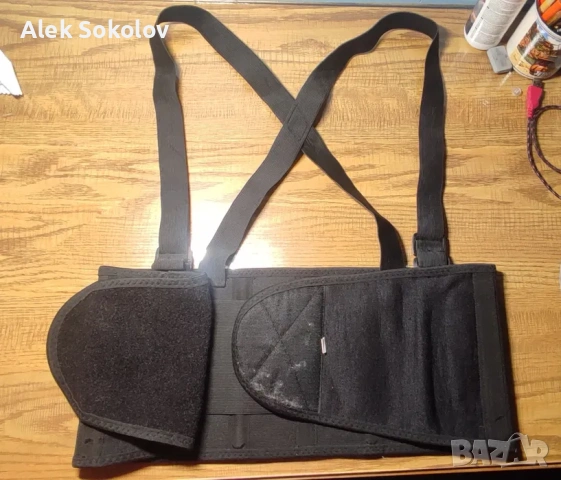 Ортопедичен колан за кръст с презрамки – до 105 см, снимка 3 - Спортна екипировка - 53072713