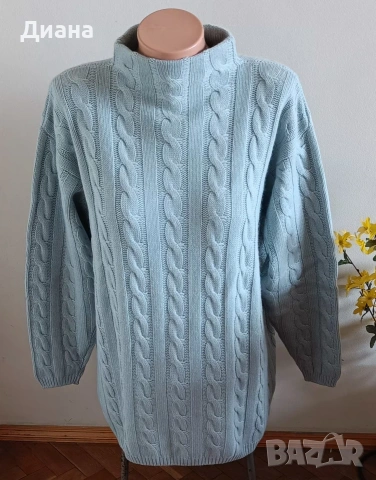 Дамски пуловери-макси размери-кашмир,мерино,ангора, снимка 18 - Блузи с дълъг ръкав и пуловери - 34864896